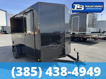 6x12 Look ST DLX Enclosed Cargo Trailer - 6'6" Interior - 3.5K GVWR - .080 PolyCor, Alloy Wheels, Black Out Package