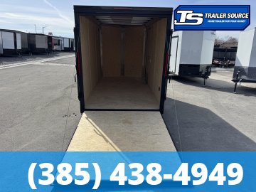 6x12 Look ST DLX Enclosed Cargo Trailer - 6'6" Interior - 3.5K GVWR - .080 PolyCor, Alloy Wheels, Black Out Package