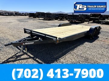 7x20 Lamar CE Flatbed Car Hauler