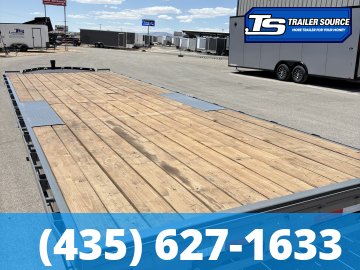 8.5x26 Diamond C DEC 208 Equipment Trailer - 18K GVWR - Hydraulic Jack(s)