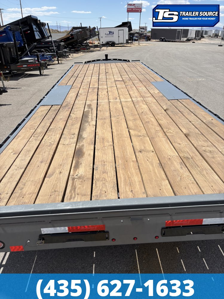 8.5x26 Diamond C DEC 208 Equipment Trailer - 18K GVWR - Hydraulic Jack(s)