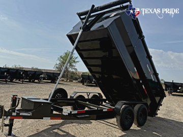 2026 7x14x4 14k Bumper Pull Dump Trailer Texas Pride
