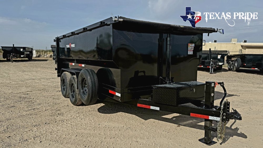 2026 7x14x4 14k Bumper Pull Dump Trailer Texas Pride