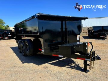 2026 7x14x4 16k Bumper Pull Dump Trailer Texas Pride